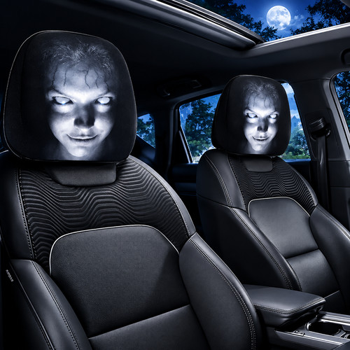 2pcs halloween horror car - 2pcs,