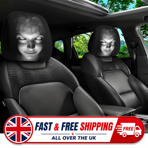 2pcs car scary mask face - car,