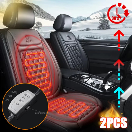 Adjustable heated car - heated, seat