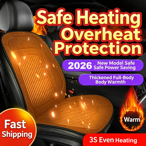 Borg fleece heated - car, seat