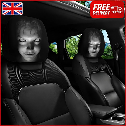 2pcs car scary mask face - car,