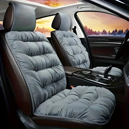 Luxury plush car seat - plush, cushion