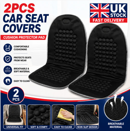 2pcs black car front seat - car,
