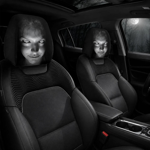2pcs halloween horror car - halloween,